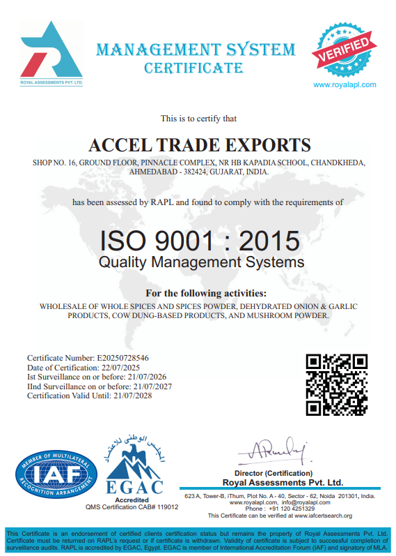 Certificates 8 QMS